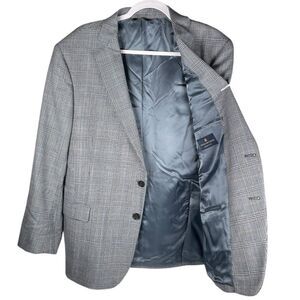 Brooks Brothers Regent Fit Multicolor Plaid Wool Sport Coat Blazer Mens Size 44S